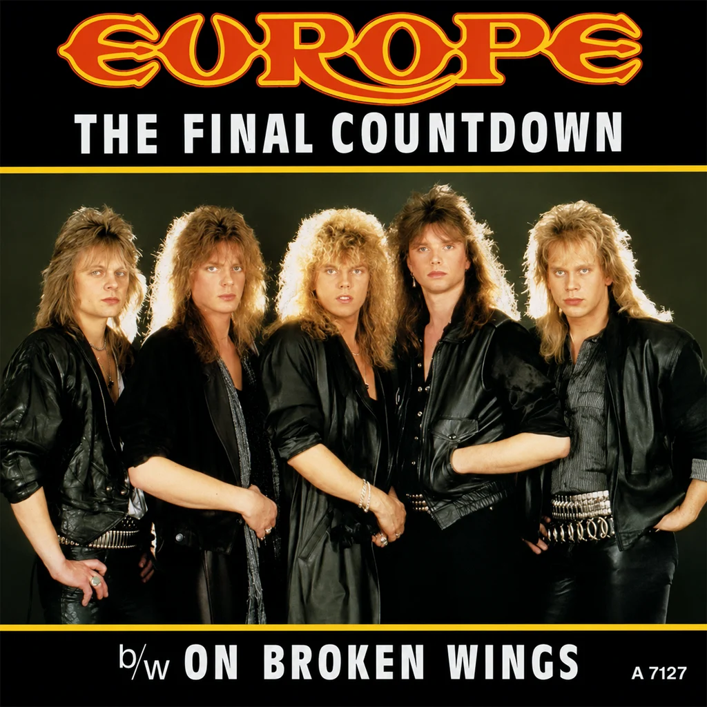 Europe - The Final Countdown - UK 7'' Cover - Front