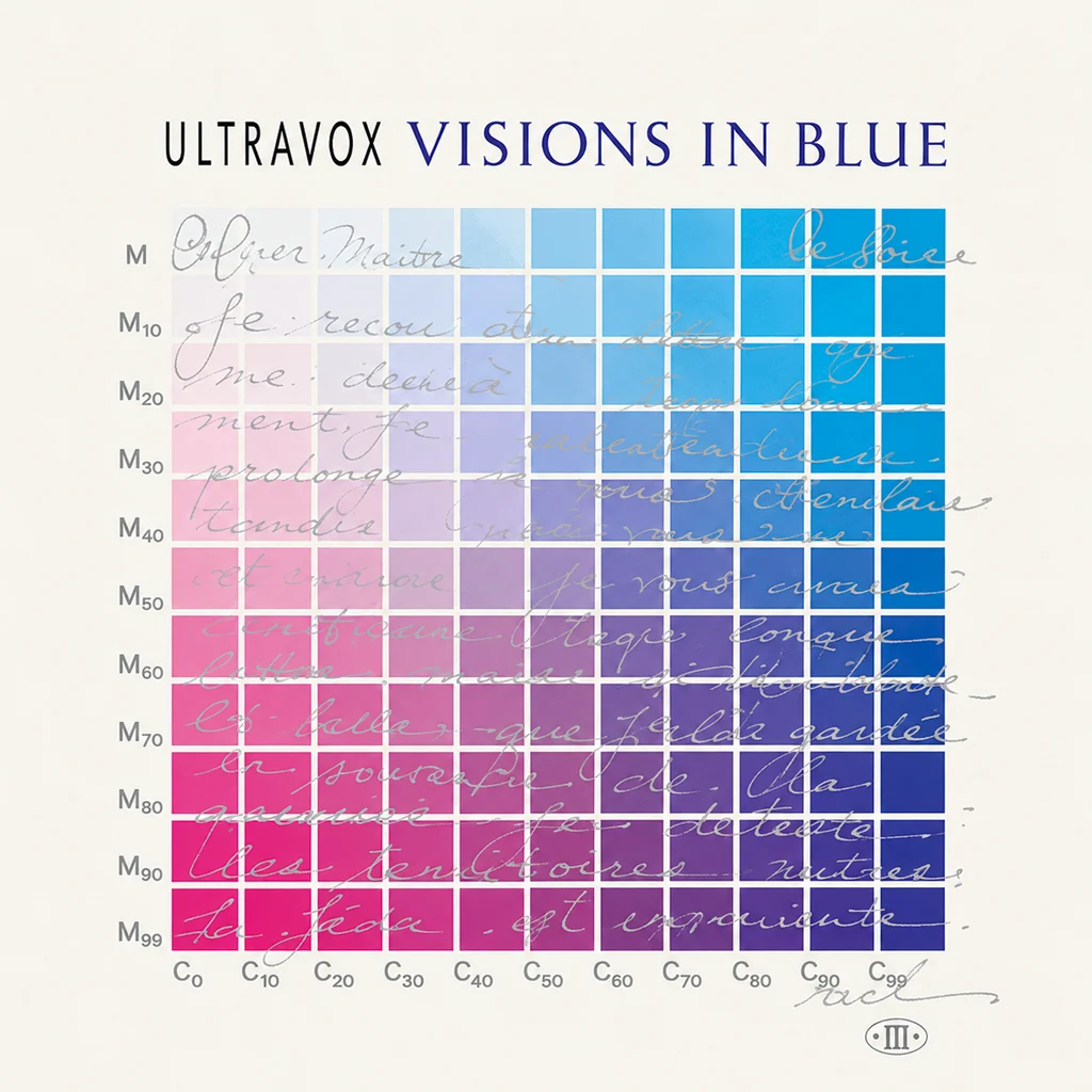 Ultravox - Visions In Blue - UK 7'' Single - Front