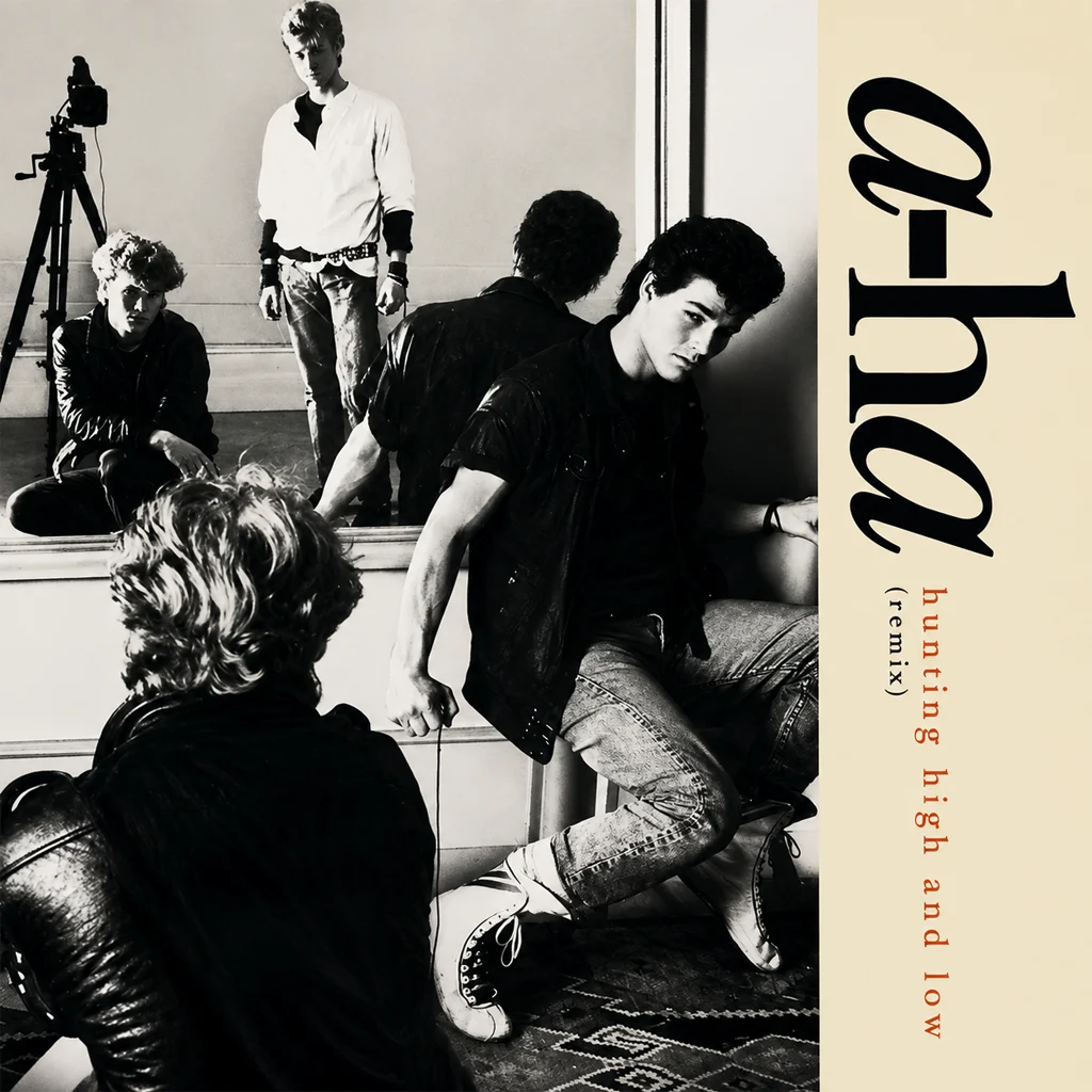 A-ha - Hunting High And Low (Remix) - UK 7'' Cover - Front