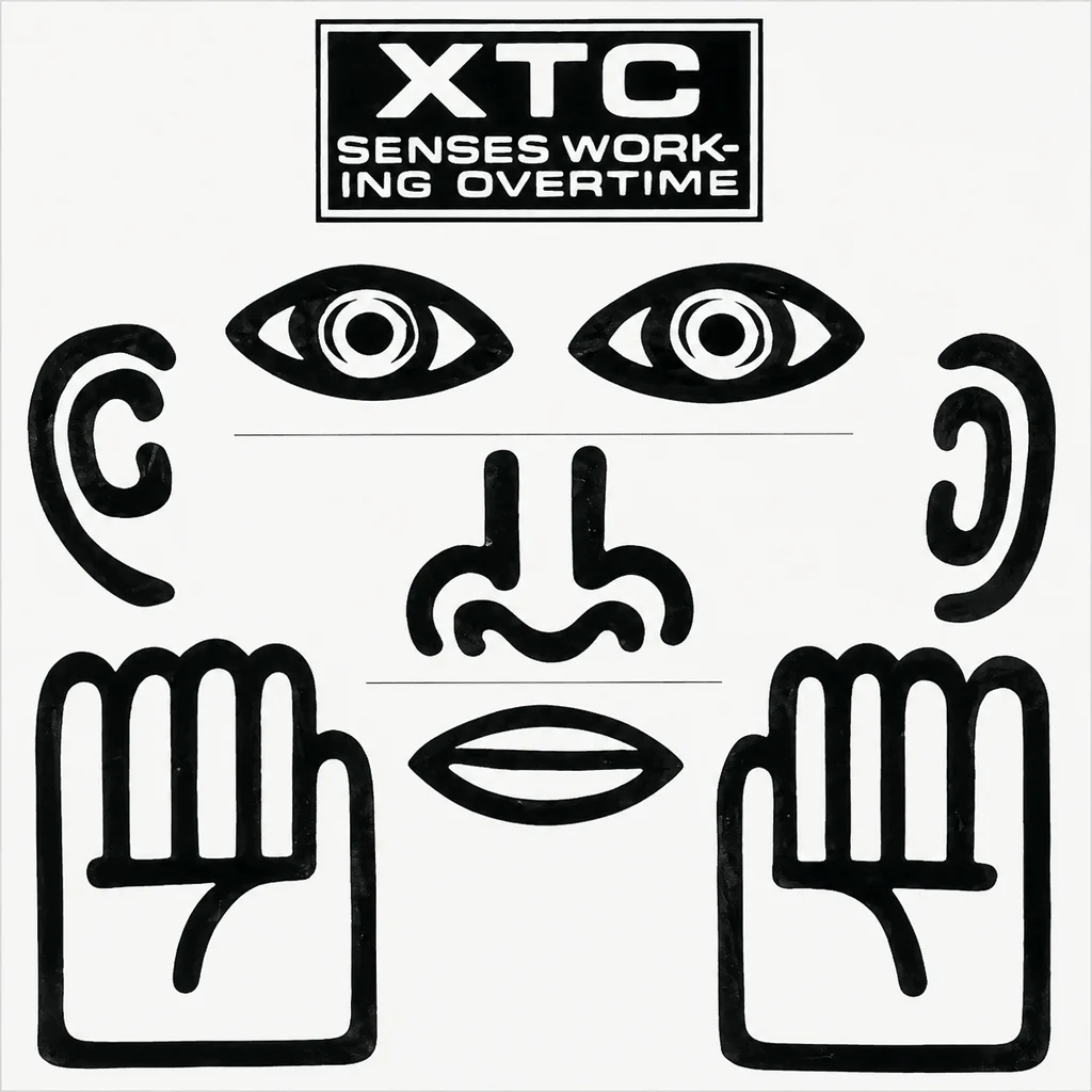 XTC - Senses Working Overtime - UK 7'' Cover - Front