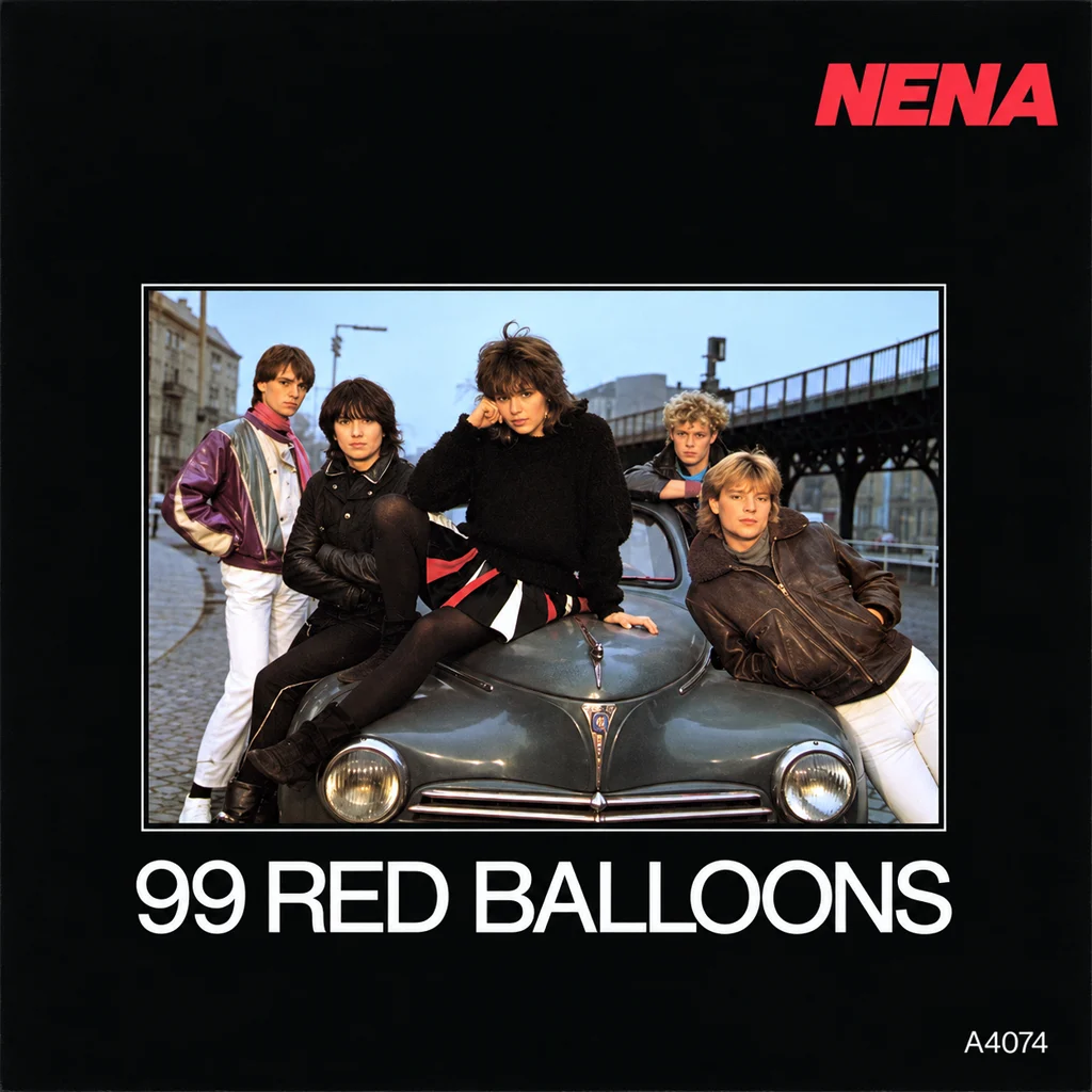 Nena - 99 Red Ballons - UK 7'' Cover - Front