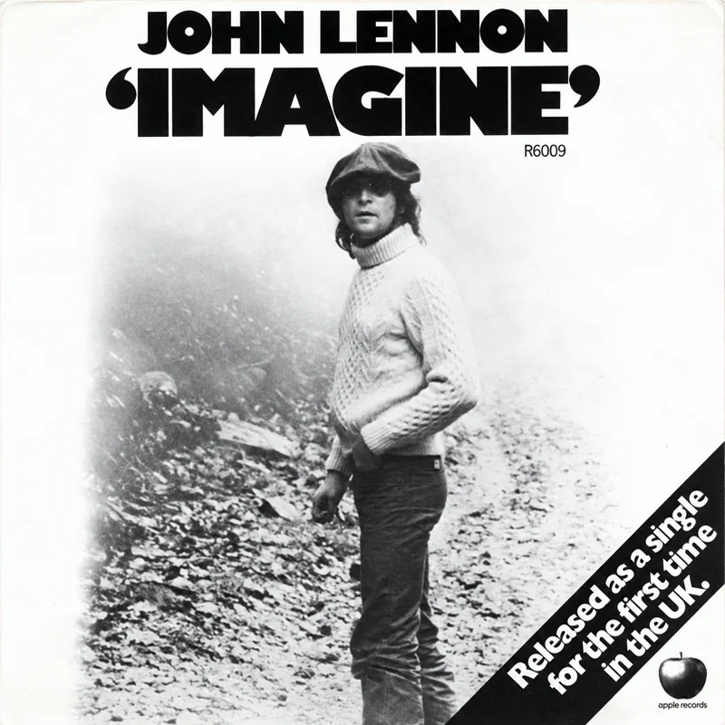 John Lennon - Imagine - UK 7'' Cover - Front